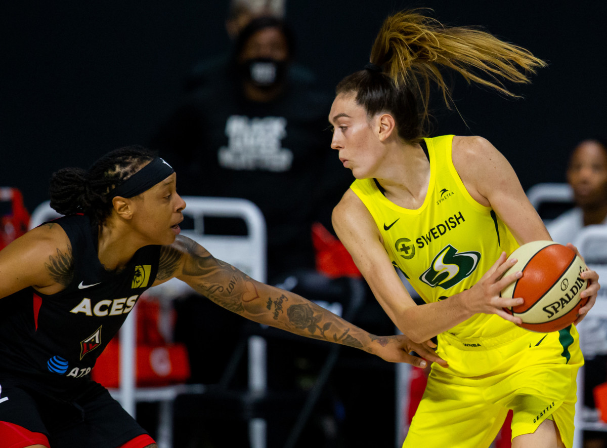 Hughes on Stewart: “Sometimes she’s the most amazing player in the world.”